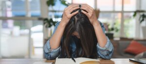 frustrated woman