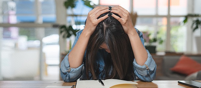 frustrated woman